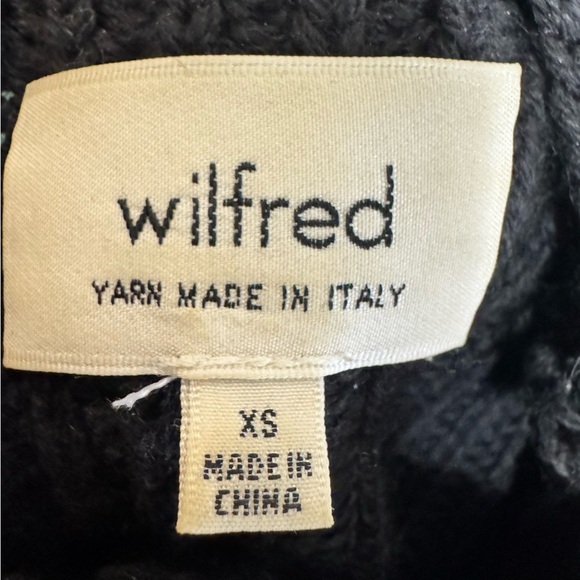 Aritzia Wilfred Montpellier Knit Turtleneck 100% Wool Size XS Oversized - Picture 14 of 14